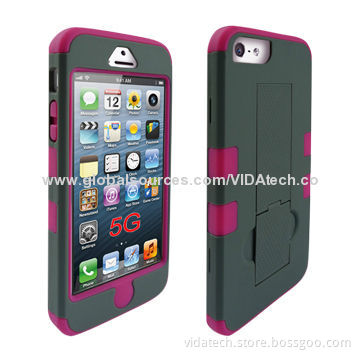 Combo Holster 2-in-1 PC and TPU Case for iPhone 5 and iPhone 5S